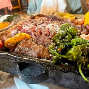 Graellada de carn a la brasa