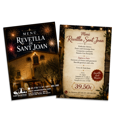 menu revetlla sant joan